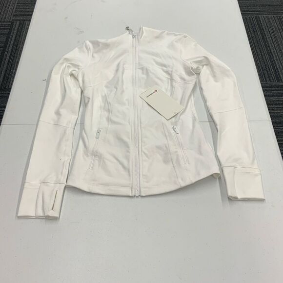 Women’s lululemon Define Jacket Luon White Size 8 - Picture 1 of 3